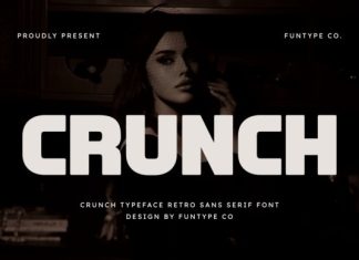 Crunch Font preview image 1