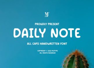 Daily Note Font preview image 1
