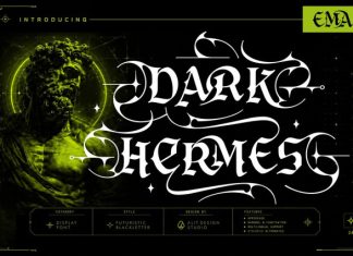 Dark Hermes Font preview image 1