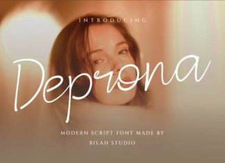 Deprona Handwritten Font preview image 1