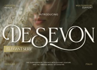 Desevon Font preview image 1