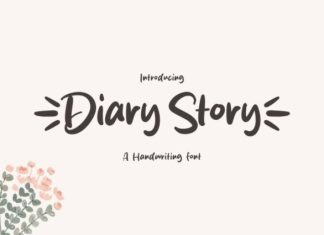 Diary Story Font preview image 1