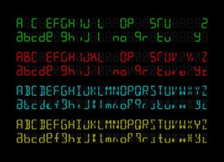Digit Tech Font preview image 3