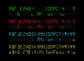 Digit Tech Font preview image 2