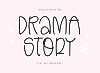 Drama Story Font preview image 1