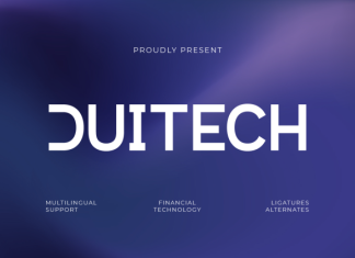 Duitech – Finance Technology Font preview image 1