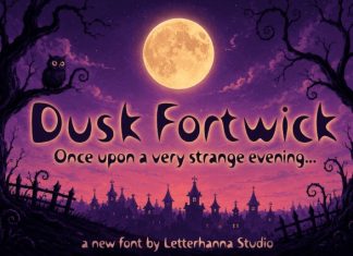 Dusk Fortwick Font preview image 1