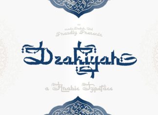 Dzakiyah Font preview image 1