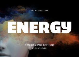 Energy Font preview image 1