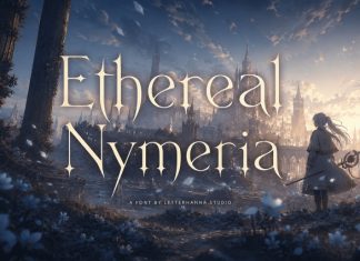 Ethereal Nymeria Font preview image 1