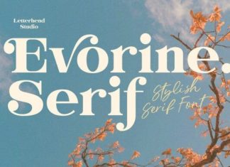 Evorine Font preview image 1