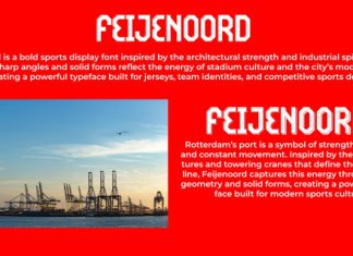 Feijenoord Font preview image 2