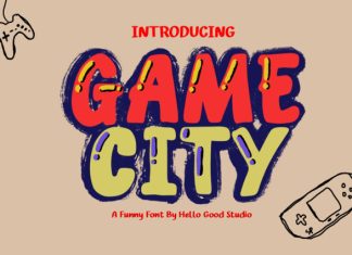 Game City Font preview image 1