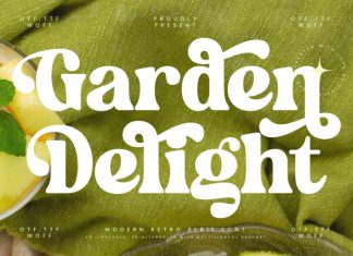 Garden Delight Font preview image 1