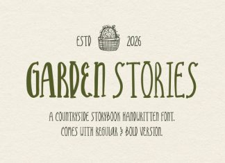 Garden Stories Font preview image 1