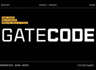 Gatecode Font preview image 1