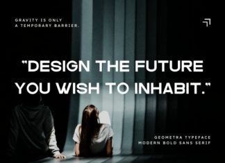 Geometra Font preview image 2