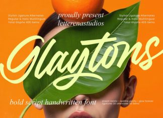 Glaytons Font preview image 1