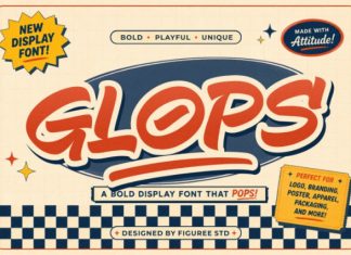 Glops Font preview image 1