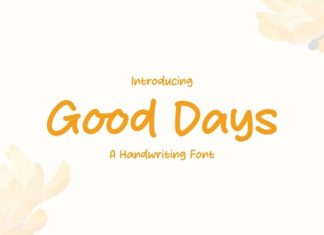 Good Days Font preview image 1
