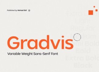 Gradvis Font preview image 1