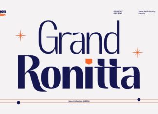 Grand Ronitta Font preview image 1