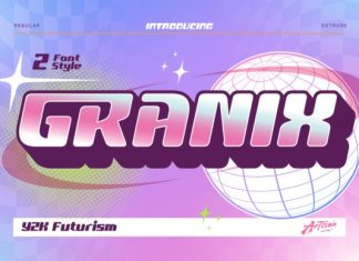 Granix Font preview image 1