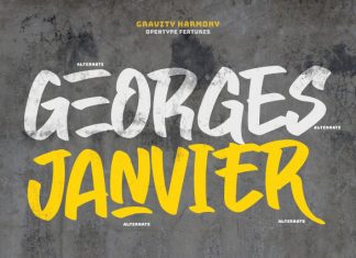Gravity Harmony Font preview image 2