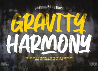 Gravity Harmony Font preview image 1