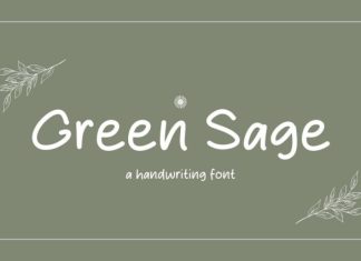 Green Sage Font preview image 1