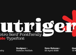 Gutriger Font preview image 1