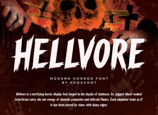 Hellvore Font preview image 1