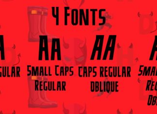 HERODEVIL CAPS FONT preview image 3