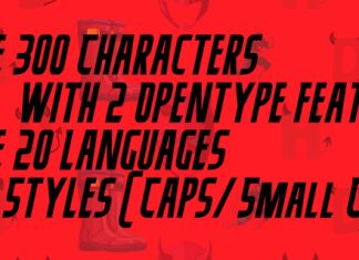 HERODEVIL CAPS FONT preview image 2