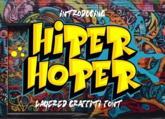 Hiper Hoper Font preview image 1