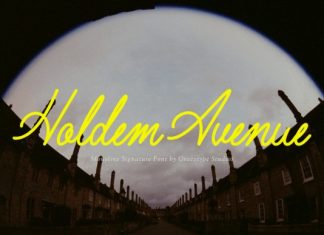 Holdem Avenue Font preview image 1
