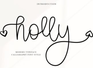 Holly Font preview image 1