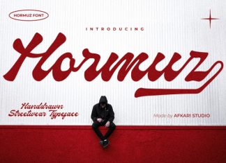 Hormuz – Bold Script Handwritten Streetwear Font preview image 1