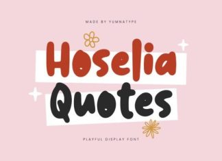 Hoselia Quotes Font preview image 1