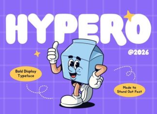 Hypero Font preview image 1