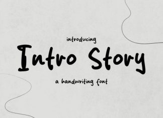 Intro Story Font preview image 1