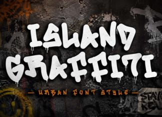 Island Graffiti Font preview image 1