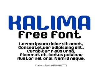 Kalima Font preview image 3