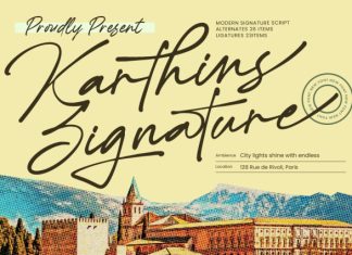 Karthins Font preview image 1