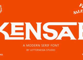 Kensae Font preview image 1