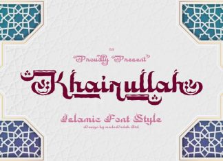 Khairullah Font preview image 1