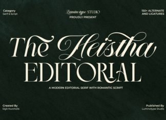 LT The Heistha Editorial Font preview image 1