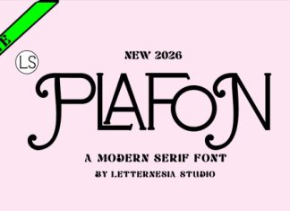 Lsplafon Font preview image 1