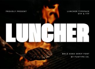 Luncher Font preview image 1