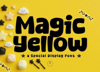 Magic Yellow Font preview image 1